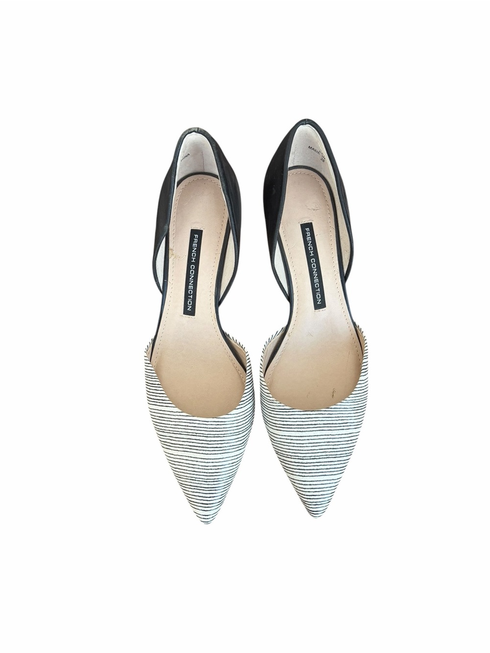 French Connection Effie Pointy Toe Kitten Heel Pump.